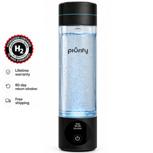 PIURIFY Hydrogenator® Hydrogen Water Bottle - Black