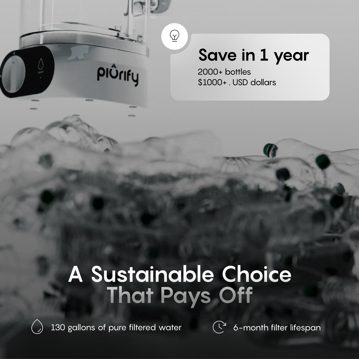 Alchemy® Electric Water Filter Pitcher