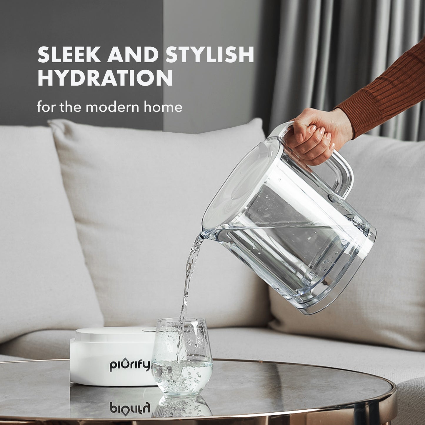 Alchemy® Electric Water Filter Pitcher