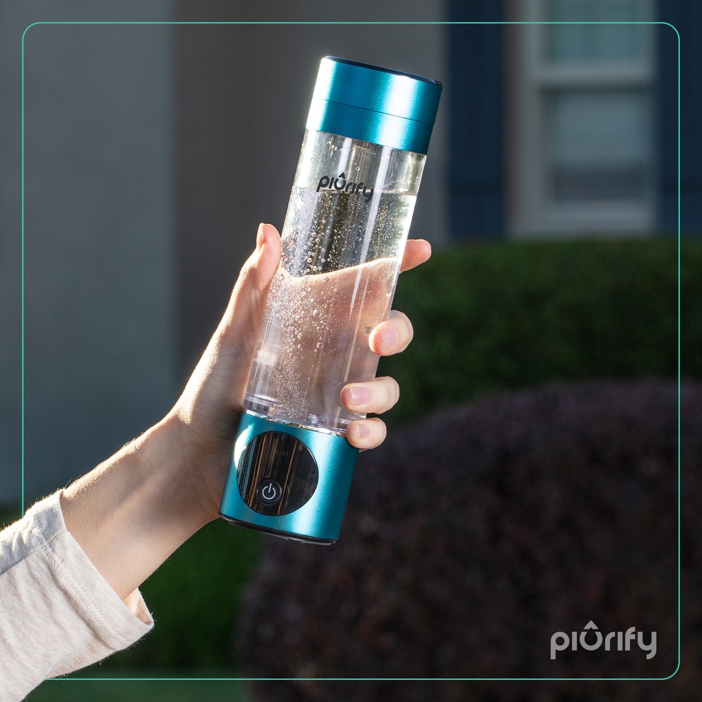 PIURIFY Hydrogenator Bottle® - Turquoise - Piurify