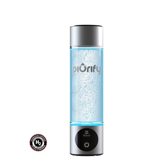 PIURIFY Hydrogenator® Bottle - Silver