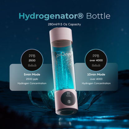 PIURIFY Hydrogenator® Bottle - Pink