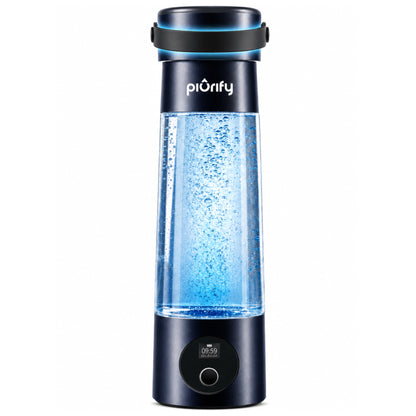 Hydrogenator® Bottle with Handle - Dark Blue