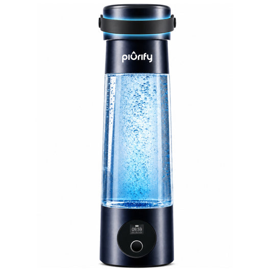 Hydrogenator® Bottle with Handle - Dark Blue