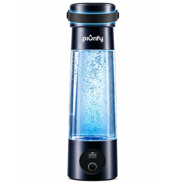 Hydrogenator® Bottle with Handle - Dark Blue