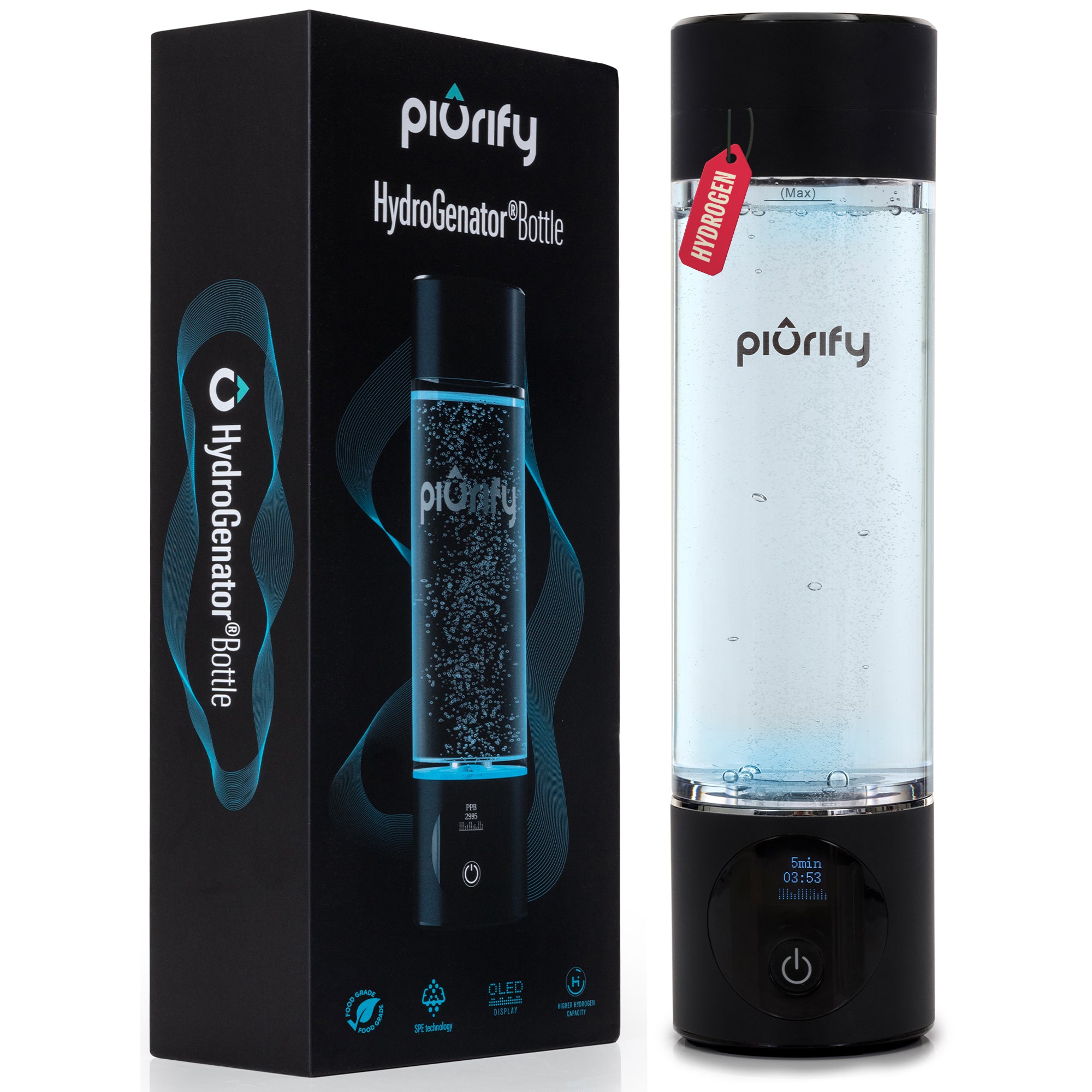 Hydrogen Health Water Bottle