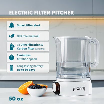 ALCHEMY® Electric Water Filter Pitcher