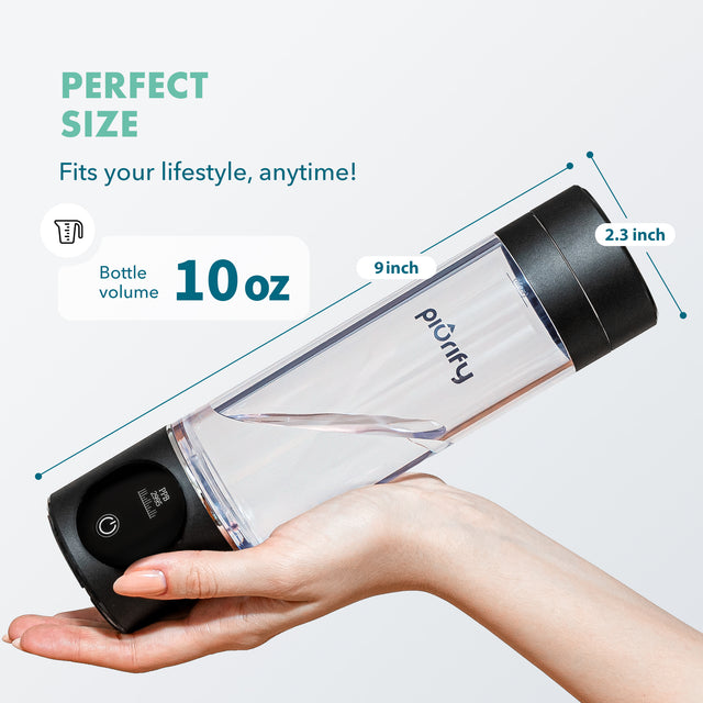 PIURIFY Hydrogenator® Hydrogen Water Bottle - Black