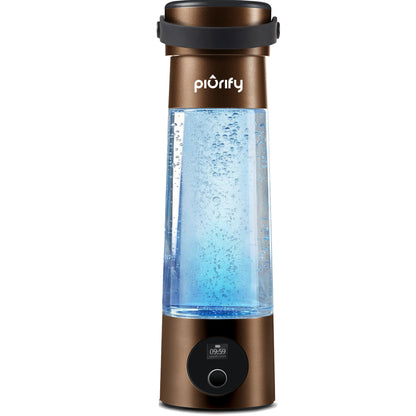 Hydrogenator® Bottle with Handle - Brown