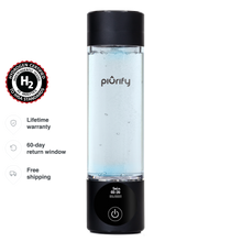 PIURIFY Hydrogenator® Hydrogen Water Bottle - Black